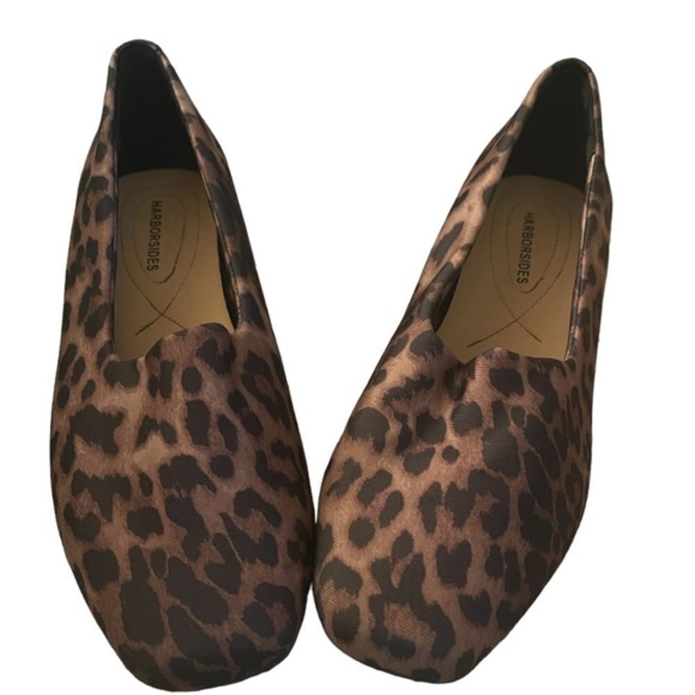 HARBORSIDES LEOPARD LOAFERS 